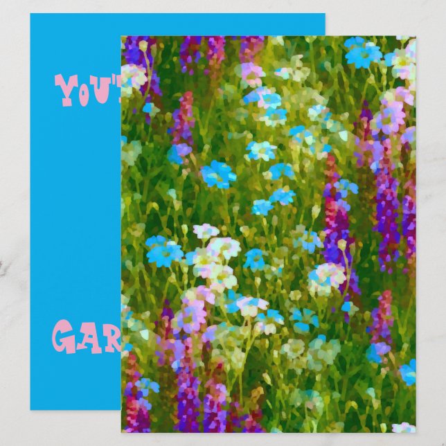 Hillside Heaven Inbjudningar (Fram/baksida)