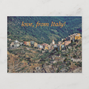 "HILLSIDE ITALIAN VILLAGES/ CINQUE TERRE AREA VYKORT