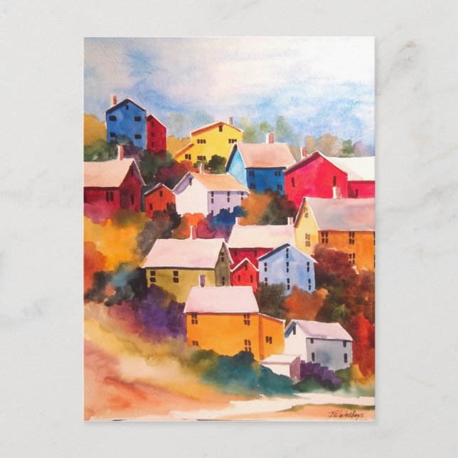 Hillside Village Houses vykort (Framsida)