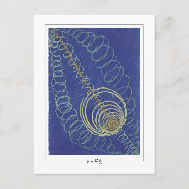 Hilma af Klint #10 - Finkonst Vykort (Framsida)