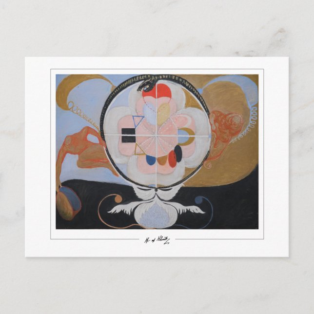 Hilma af Klint #124 - Finkonst Vykort (Framsida)