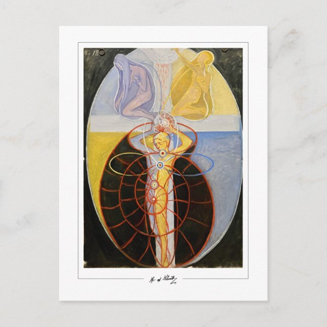 Hilma af Klint #34 - Finkonst Vykort (Framsida)