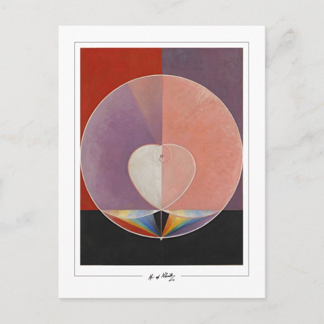 Hilma af Klint #67 - Fine Art Vykort (Framsida)