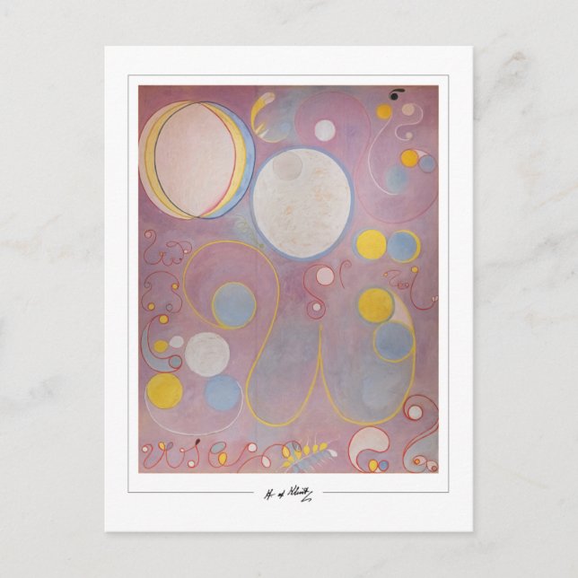 Hilma af Klint #90 - Finkonst Vykort (Framsida)