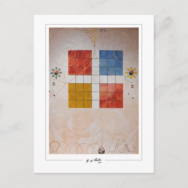 Hilma af Klint #91 - Fine Art Vykort (Framsida)