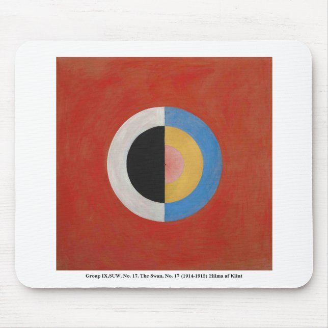 Hilma af Klint abstrakt art Musmatta (Framsidan)