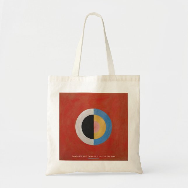 Hilma af Klint abstrakt art Tote Bag Tygkasse (Framsidan)