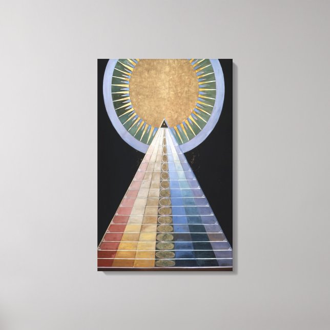 Hilma af Klint - ALTAR PAINTING 1915 Canvastryck (Framsida)
