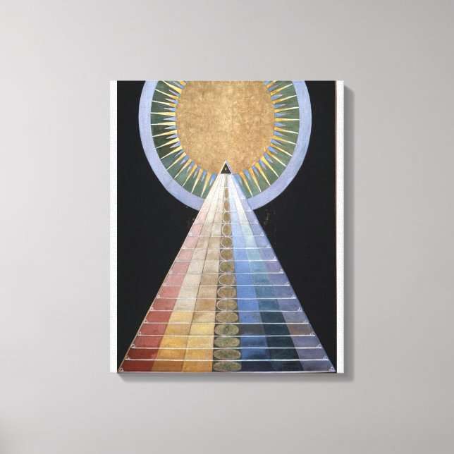 Hilma af Klint - ALTAR PAINTING 1915 Canvastryck (Framsida)