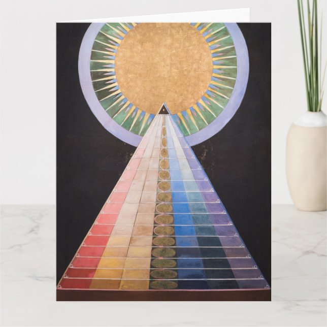 Hilma Af Klint, Altarbit nr 1, Abstrakt Art. Kort (Framsida)
