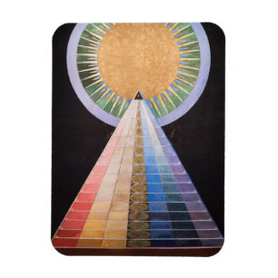 Hilma Af Klint, Altarbit nr 1, Abstrakt Art. Magnet