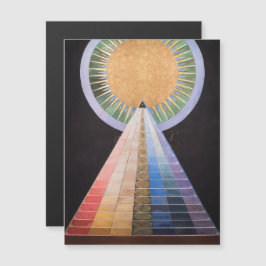 Hilma Af Klint, Altarbit nr 1, Abstrakt Art. Magnetisk Inbjudningskort