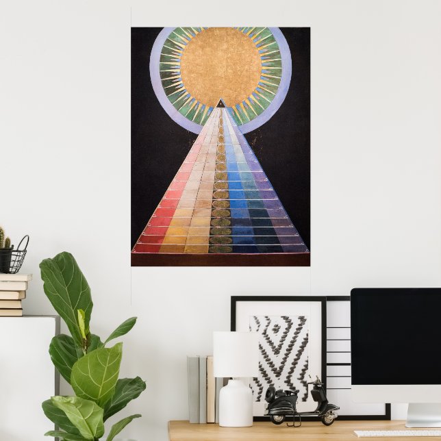 Hilma Af Klint, Altarbit nr 1, Abstrakt Art. Poster (Hemmakontoret)