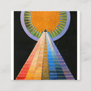 Hilma Af Klint Altarbit nr 1 Fyrkantigt Visitkort