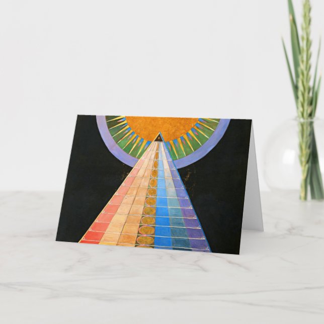 Hilma Af Klint Altarbit nr 1 Kort (Framsida)