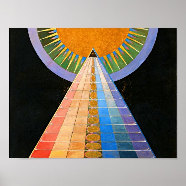 Hilma Af Klint Altarbit nr 1 Poster (Framsidan)