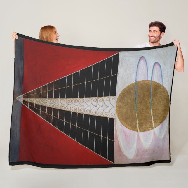 Hilma af Klint - Altarpart II Fleecefilt (På plats)