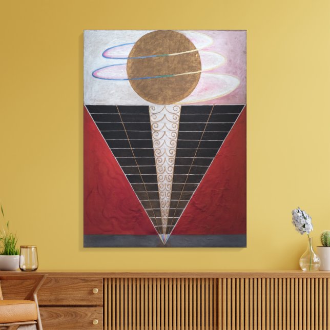 Hilma Af Klint, Altarstycke nr 2, Abstrakt Art Canvastryck (Insitu (Vardagsrum))