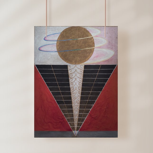 Hilma Af Klint, Altarstycke nr 2, Abstrakt Art Fototryck (Skapare uppladdad)