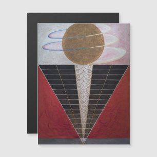Hilma Af Klint, Altarstycke nr 2, Abstrakt Art Magnetisk Inbjudningskort