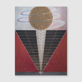 Hilma Af Klint, Altarstycke nr 2, Abstrakt Art Magnetisk Inbjudningskort