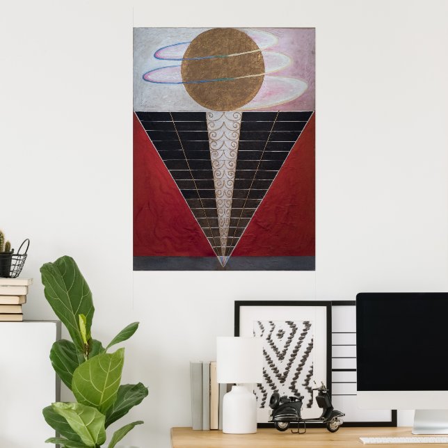 Hilma Af Klint, Altarstycke nr 2, Abstrakt Art Poster (Hemmakontoret)