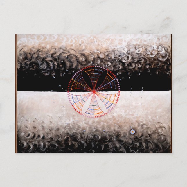 Hilma af Klint artwork, Svan No. 10 Vykort (Framsida)