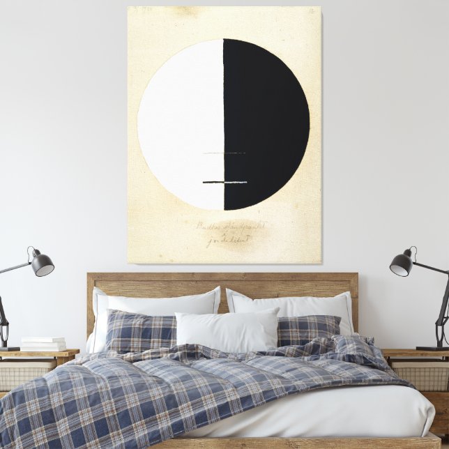 Hilma af Klint - Buddhas Standpoint in the Earthly Canvastryck (Insitu (sovrum))