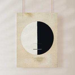 Hilma Af Klint, Buddhas ståndpunkt, Abstrakt Art Fototryck
