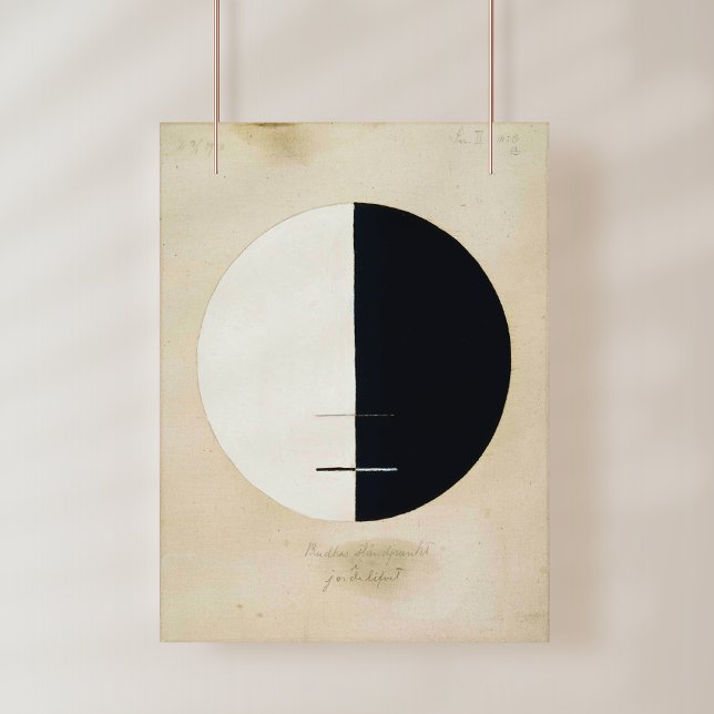 Hilma Af Klint, Buddhas ståndpunkt, Abstrakt Art Fototryck (Skapare uppladdad)