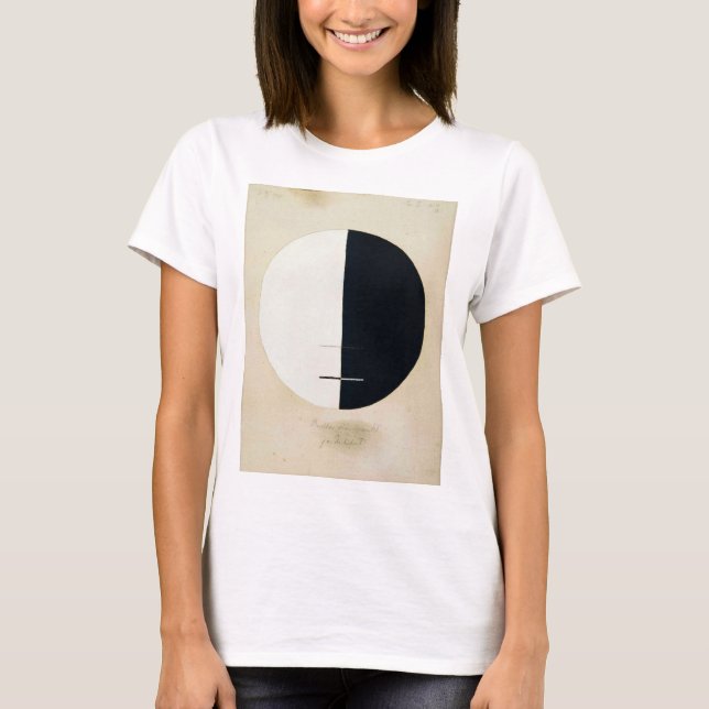 Hilma Af Klint, Buddhas ståndpunkt, Abstrakt Art T Shirt (Framsida)