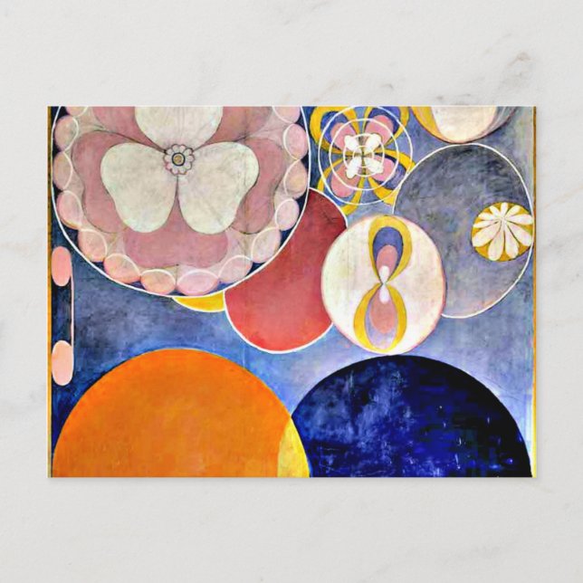Hilma af Klint - De Tio Storsta, Barnaaldern Vykort (Framsida)