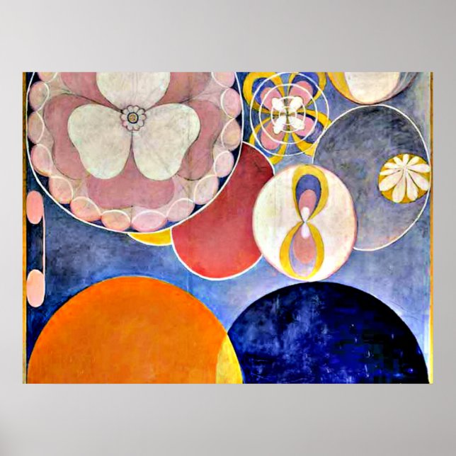 Hilma af Klint - De Tio Storsta, Barnaaltern Poster (Framsidan)