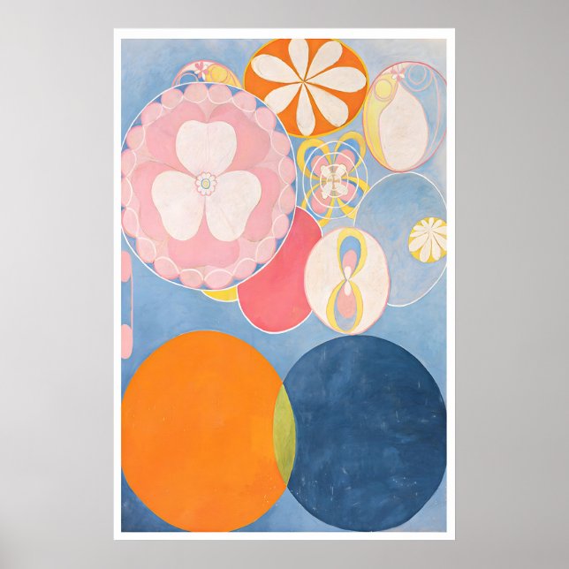 Hilma Af Klint - De Tio Största Moderna Konsttryck Poster (Framsidan)