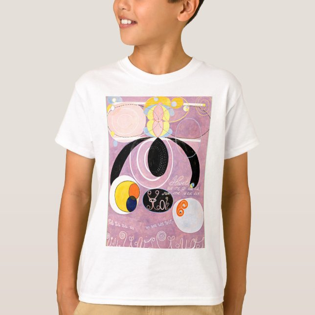 Hilma af Klint - De tio största, nr 06 T Shirt (Framsida)