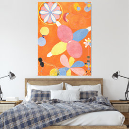Hilma af Klint - De tio största, nr 4, Ungdom Canvastryck