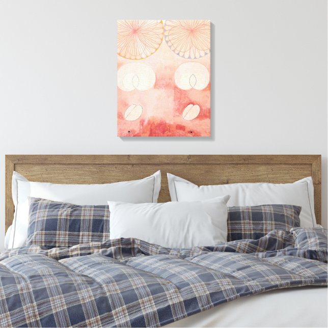 Hilma af Klint - De tio största, Nr. 8, Vuxen ålde Canvastryck (Insitu (sovrum))