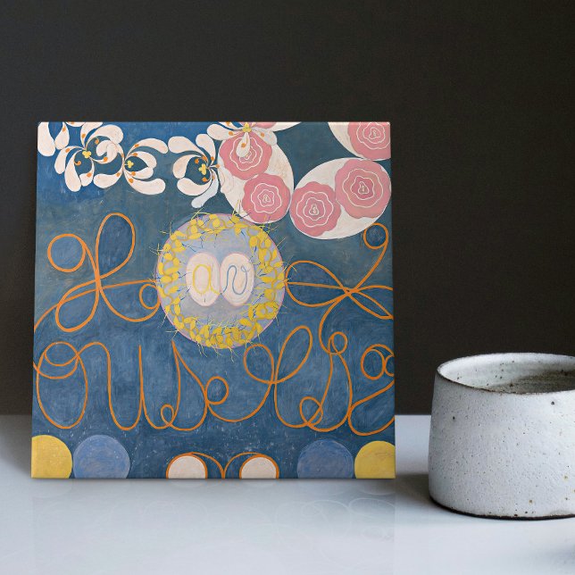 Hilma Af Klint De Tio Strsta No 1 Barnaldern Kakelplatta (Skapare uppladdad)
