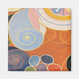 Hilma af klint dekorativ kudde Fodral-Mate iphone  Magnet
