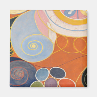 Hilma af klint dekorativ kudde Fodral-Mate iphone Magnet
