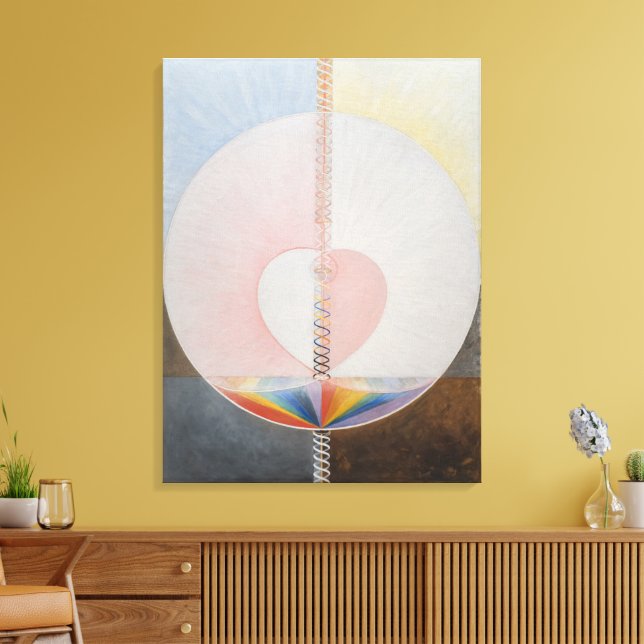 Hilma Af Klint, Dove No.25, Abstrakt Art. Canvastryck (Insitu (Vardagsrum))