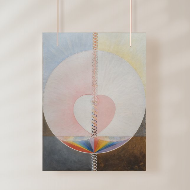 Hilma Af Klint, Dove No.25, Abstrakt Art. Fototryck (Skapare uppladdad)