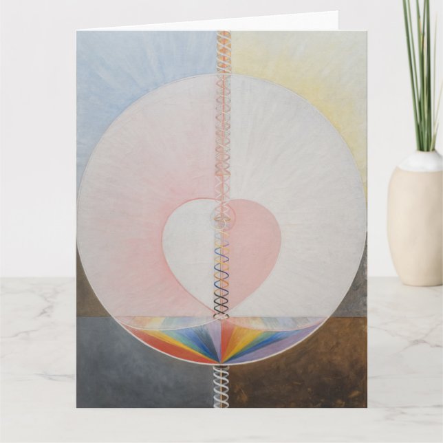 Hilma Af Klint, Dove No.25, Abstrakt Art. Kort (Framsida)