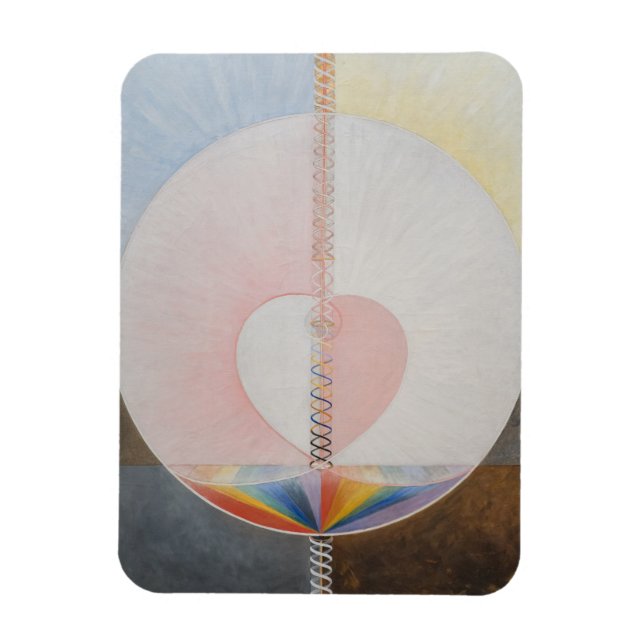 Hilma Af Klint, Dove No.25, Abstrakt Art. Magnet (Vertikal)