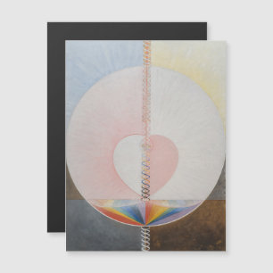 Hilma Af Klint, Dove No.25, Abstrakt Art. Magnetisk Inbjudningskort