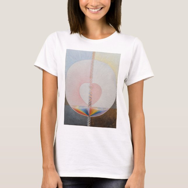 Hilma Af Klint, Dove No.25, Abstrakt Art. T Shirt (Framsida)