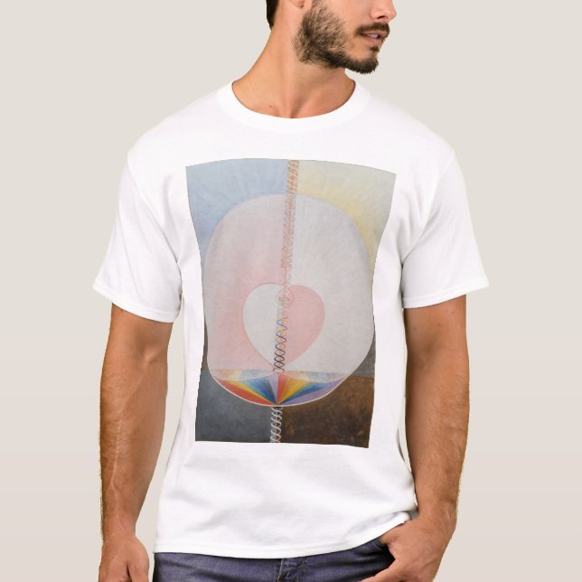 Hilma Af Klint, Dove No.25, Abstrakt Art. T Shirt (Framsida)