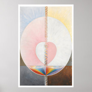 Hilma af Klint 'Duvan' Abstrakt Konsttryck Poster