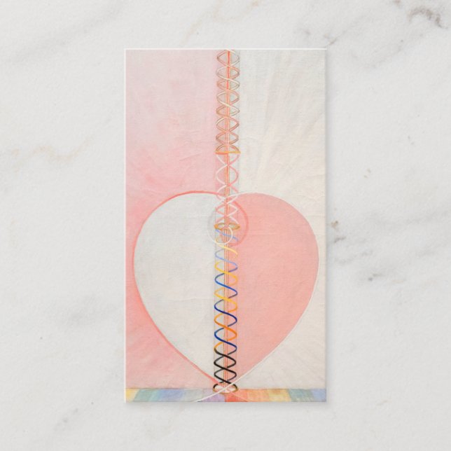 Hilma af Klint Duvan Visitkort (Framsida)