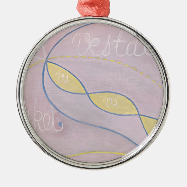 Hilma af Klint - Eros Series, nr 2, 1907 Julgransprydnad Metall (Framsidan)